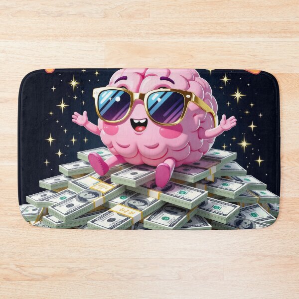 Item preview, Mentally a Millionaire as Cute Brain Edition designed and sold by CrystalCove11.