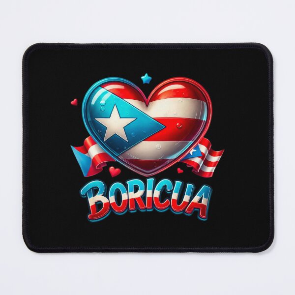 Item preview, Puerto Rico Boricua National Flag Heart Sticker designed and sold by Suzy Perez Art.
