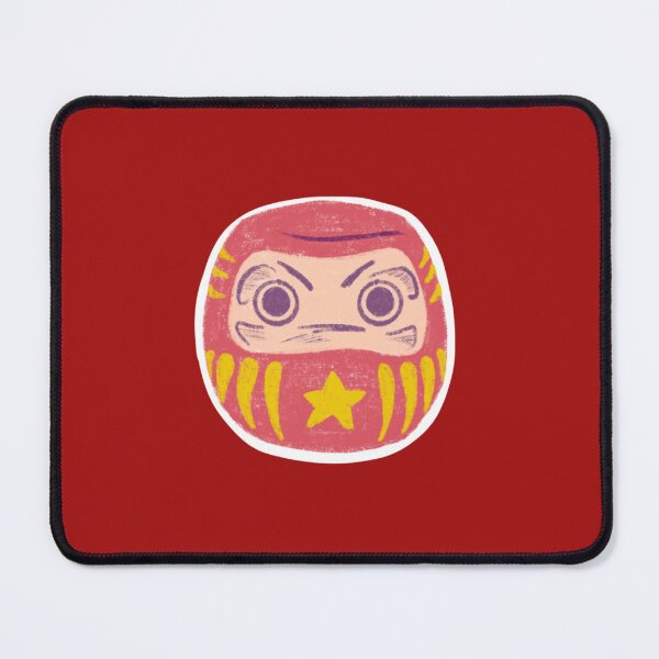 Item preview, Kawaii lucky red Japanese daruma doll designed and sold by kawaicherrypi.