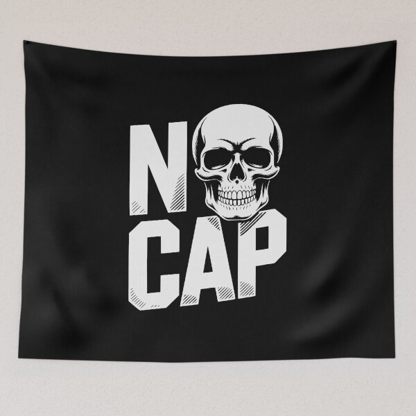 Item preview, No Cap Skull Graphic - Authentic Streetwear Design designed and sold by 89BLACK.