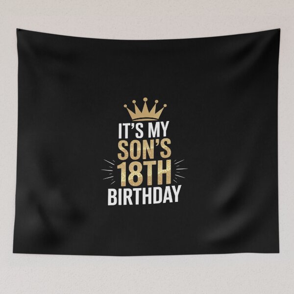 Item preview, It's My Son's 18th Birthday 18 Years Old Family Matching  designed and sold by EllinoKlemo.