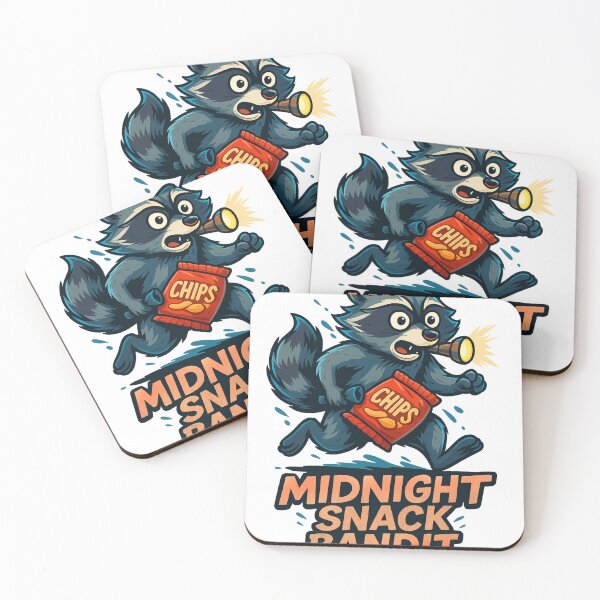 Item preview, Midnight Snack Bandit – Funny Raccoon Comic Design designed and sold by Raddoodler.