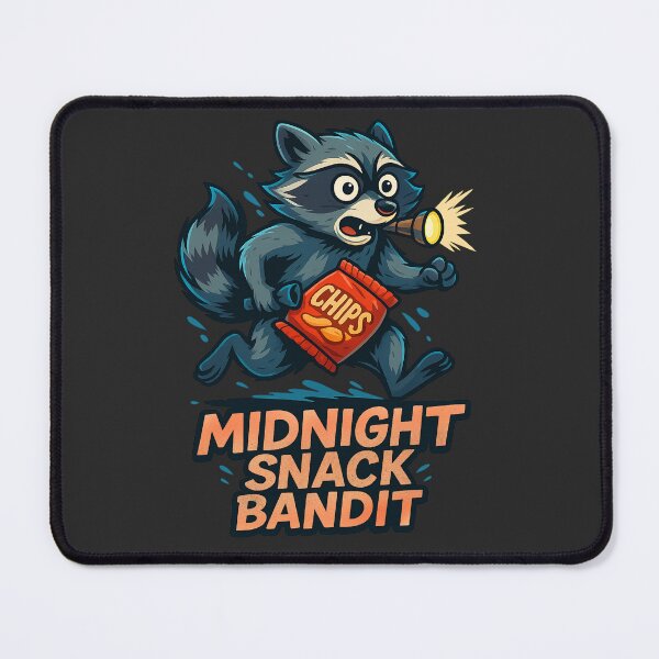 Item preview, Midnight Snack Bandit – Funny Raccoon Comic Design designed and sold by Raddoodles.