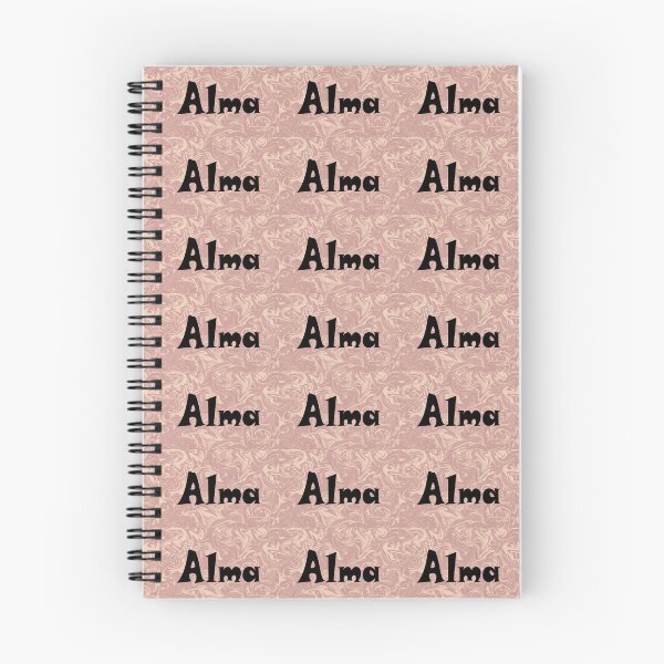 Item preview, Alma Name Design - Cute Font, Minimalist, with Black Lettering :) designed and sold by Myriel-Myriel.