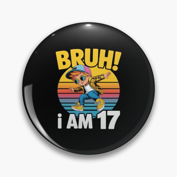Item preview, Kids 17 Years Old Birthday Dabbing Boy Bruh I'm 17 17th Bday  designed and sold by EllinoKlemo.
