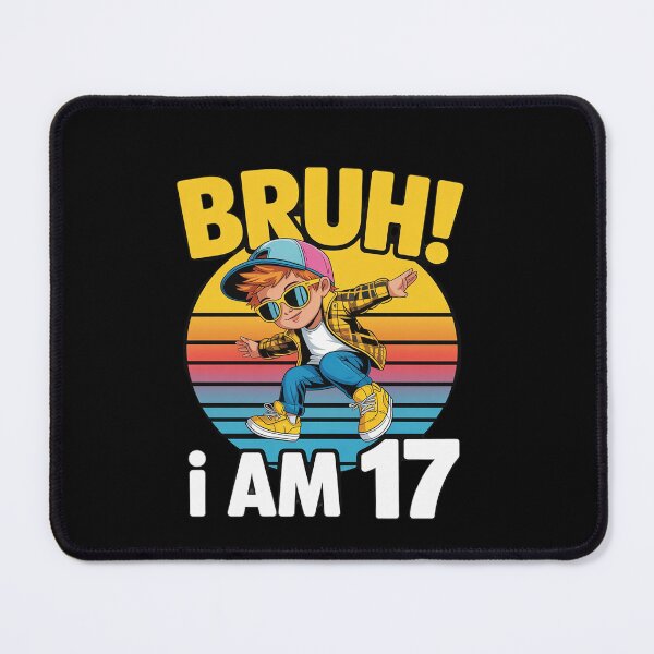 Item preview, Kids 17 Years Old Birthday Dabbing Boy Bruh I'm 17 17th Bday designed and sold by EllinoKlemo.