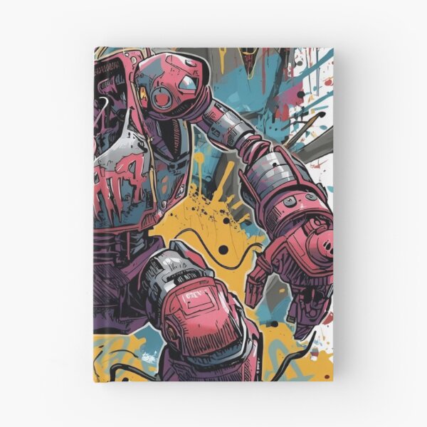 Item preview, Plug Me to Madness – Graffiti Cyberpunk Robot Design designed and sold by Activity01.