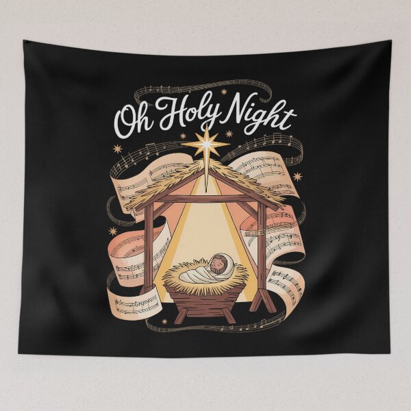 Item preview, Jesus Cute Christmas Xmas designed and sold by DoorwayThreads.
