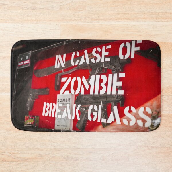 Item preview, In Case of Zombie Break Glass - Emergency Kit Pop Culture Art designed and sold by MDB_Shop.
