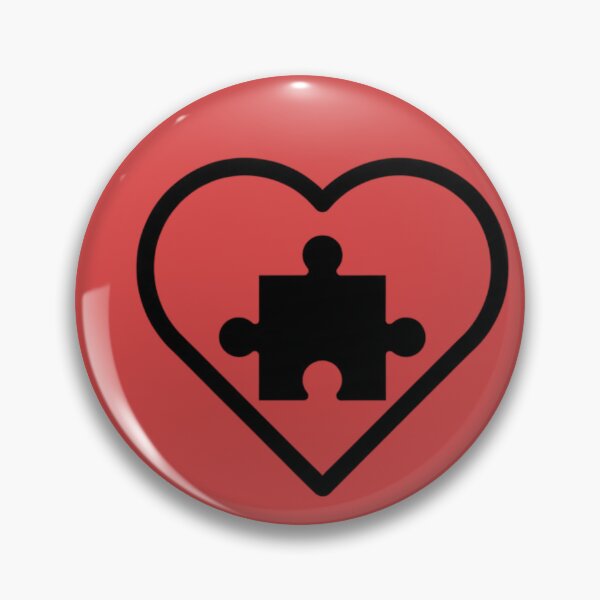 Item preview, Puzzle Heart Design | Neurodiversity Support | Inclusion and Love Symbol | Supportive Awareness Art designed and sold by TrackinDaTrends.