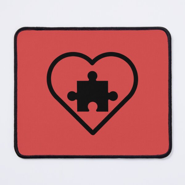 Item preview, Puzzle Heart Design | Neurodiversity Support | Inclusion and Love Symbol | Supportive Awareness Art designed and sold by TrackinDaTrends.