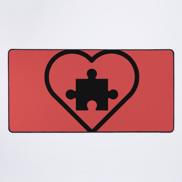 Item preview, Puzzle Heart Design | Neurodiversity Support | Inclusion and Love Symbol | Supportive Awareness Art designed and sold by TrackinDaTrends.