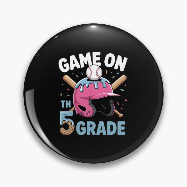 Item preview, 5th Grade Back to School Baseball Drip Ice Cream Game On Kid 5  designed and sold by EllinoKlemo.