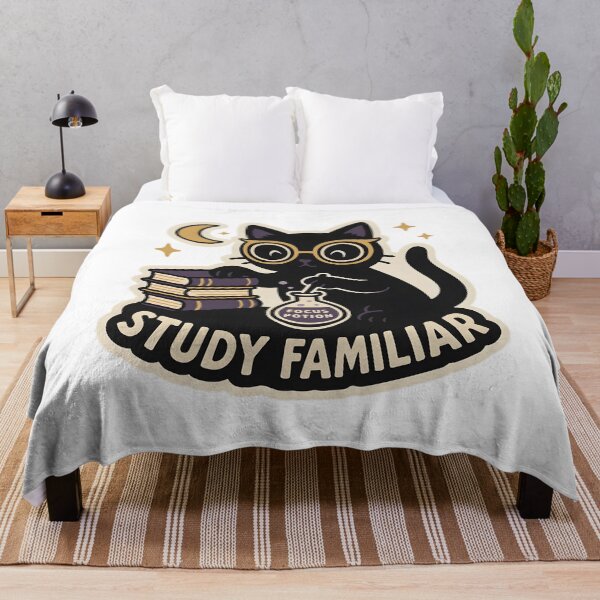 Item preview, Study Familiar — Focus Potion Black Cat designed and sold by Cheerioza.