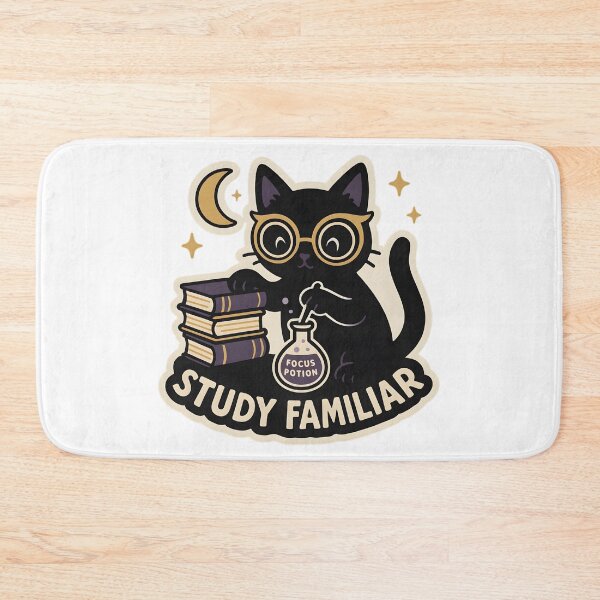 Item preview, Study Familiar — Focus Potion Black Cat designed and sold by Cheerioza.