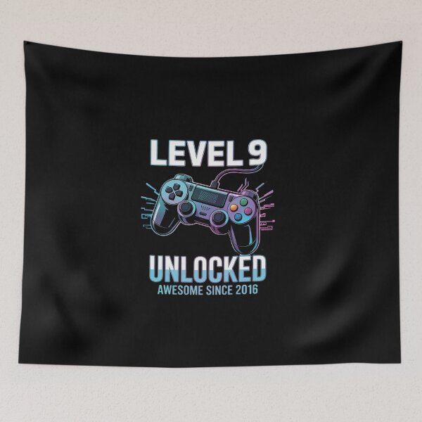 Item preview, 9th Birthday Boy Level 9 Gamer 9 Year Video Game Party  designed and sold by EllinoKlemo.