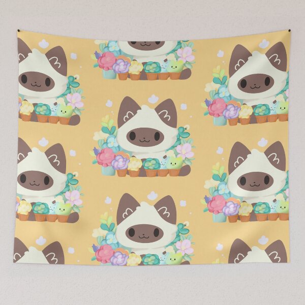 Item preview, Little cat Vichy and her flowers designed and sold by Pitix-19.