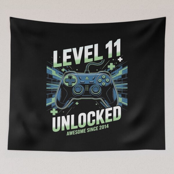 Item preview, 11th Birthday Boy Level 11 Gamer 11 Year Video Game Party  designed and sold by KonstanKoraner.