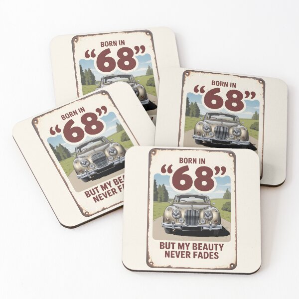 Item preview, Born in '64 MK2 car - retro metal plate advertising designed and sold by Museum Of Non-Existing Art.