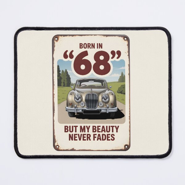 Item preview, Born in '64 MK2 car - retro metal plate advertising designed and sold by Museum Of Non-Existing Art.