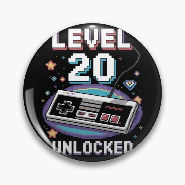 Item preview, 20th Birthday Level Unlocked 20 Video Game Gamer  designed and sold by KonstanKoraner.