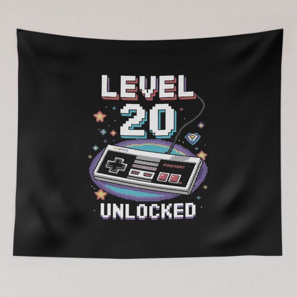 Item preview, 20th Birthday Level Unlocked 20 Video Game Gamer  designed and sold by KonstanKoraner.
