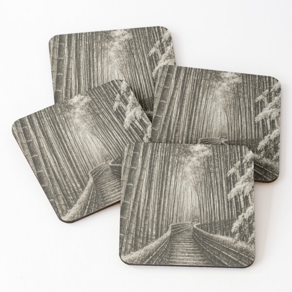 Item preview, Arashiyama Bamboo Forest Ink Art designed and sold by MINE Design-Works.