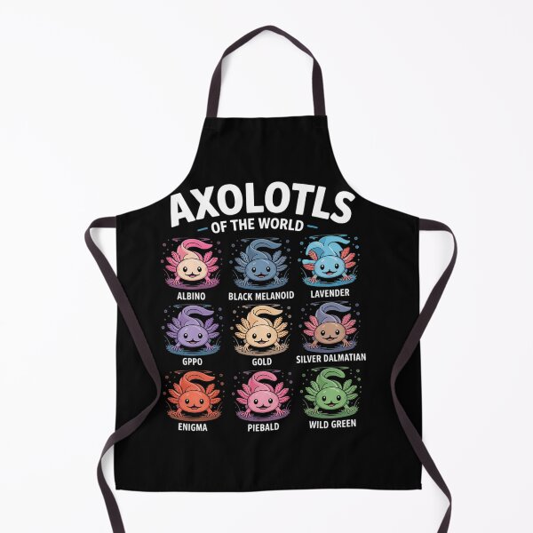 Item preview, awaii Axolotls Of The World Axolotl Animals designed and sold by KonstanKoraner.