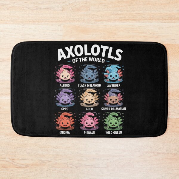 Item preview, awaii Axolotls Of The World Axolotl Animals  designed and sold by KonstanKoraner.