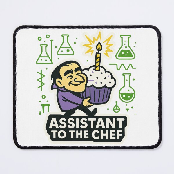 Item preview, Assistant to the Chef — Food Science Cupcake Lab designed and sold by Cheerioza.