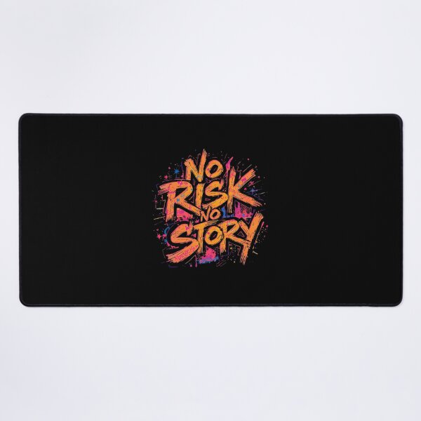 Item preview, No Risk No Story — Colorful Abstract Art, funny, you, gifts, designed and sold by Ewelina Niemiec.