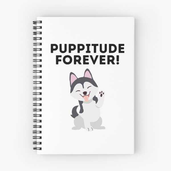 Item preview, Puppitude Forever Husky white designed and sold by Dolsini Dog Designs.