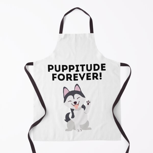 Item preview, Puppitude Forever Husky white designed and sold by Dolsini Dog Designs.