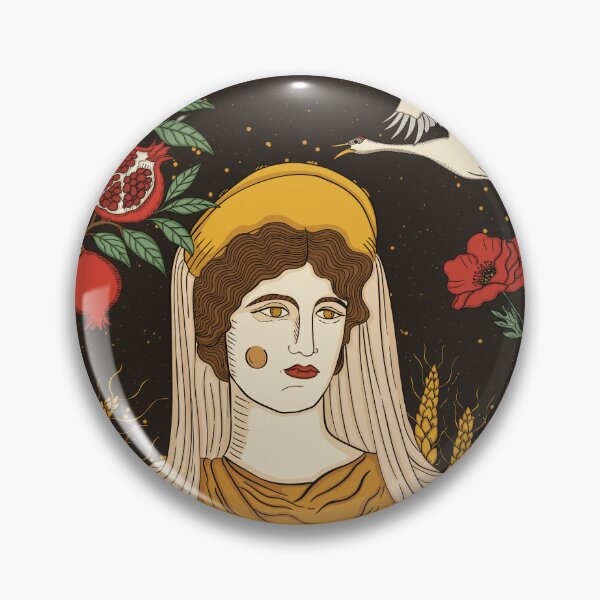 Item preview, Ancient Greek Demeter Illustration designed and sold by Ancient-Tales.