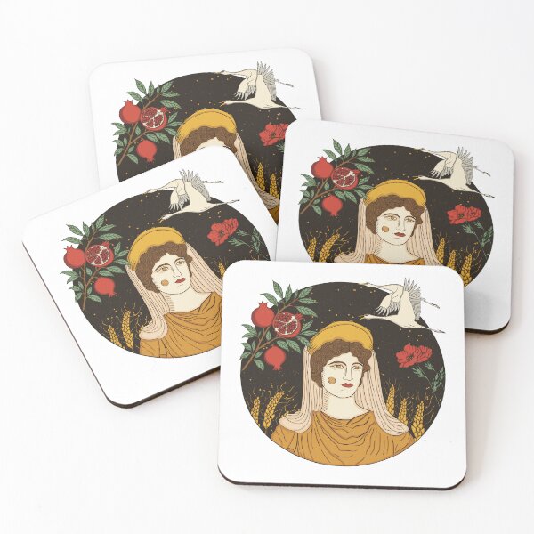 Item preview, Ancient Greek Demeter Illustration designed and sold by Ancient-Tales.