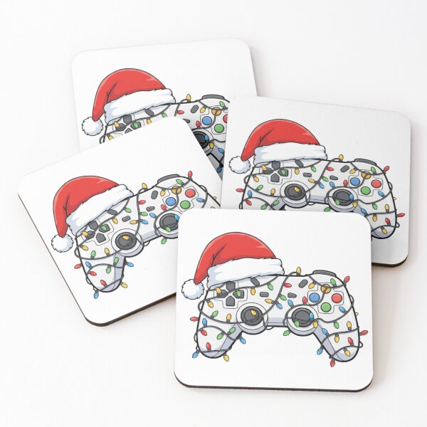 Item preview, Gaming Controller Christmas Holiday Santa Hat Design designed and sold by ArtLabCreations.