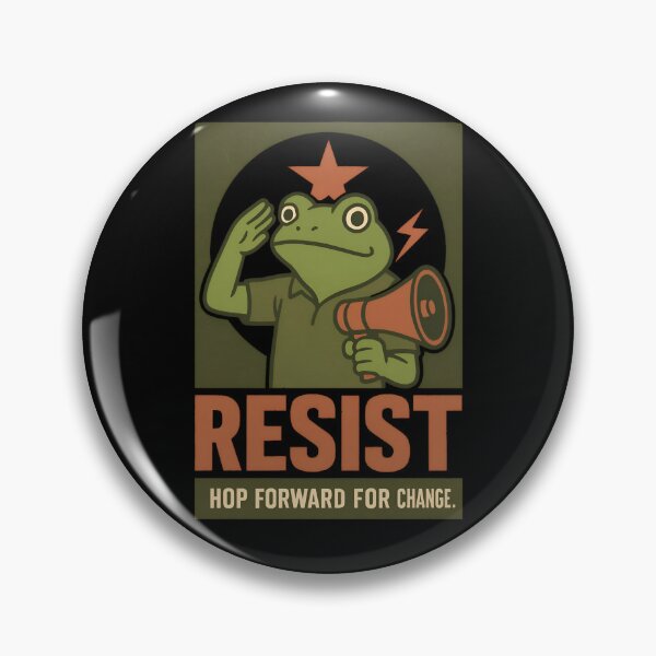 Item preview, Portland Frog Protest Resist  designed and sold by DineshArtShop.