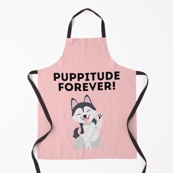 Item preview, Puppitude Forever Husky pink designed and sold by Dolsini Dog Designs.