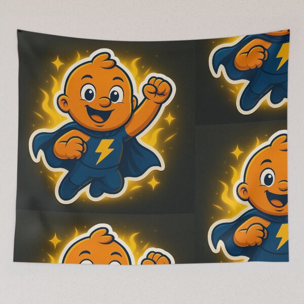 Item preview, Super Ziggy | The Lightning Hero from Ziggy World designed and sold by ziggyshop.