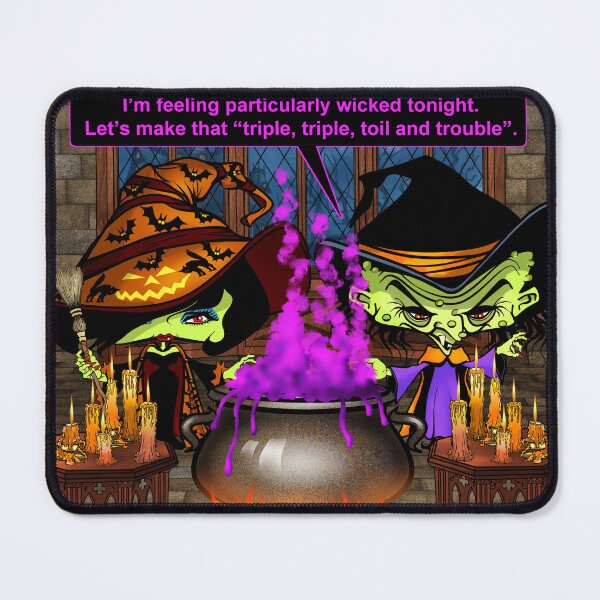 Item preview, Toil and Trouble On Halloween Night designed and sold by 3-Beans-Art.
