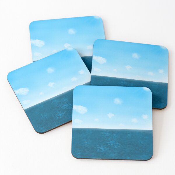 Item preview, Sea sky view | Coaster | Acrylic block designed and sold by P&B Digital Art.