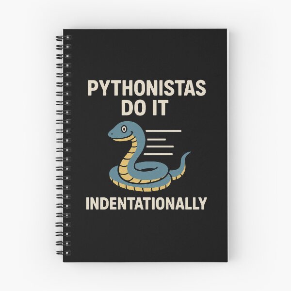 Item preview, Pythonistas Do It Indentationally. designed and sold by Itai Doshin.