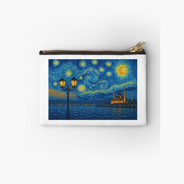 Item preview, Starry Night over Istanbul – Van Gogh Inspired Cityscape designed and sold by Pacika.