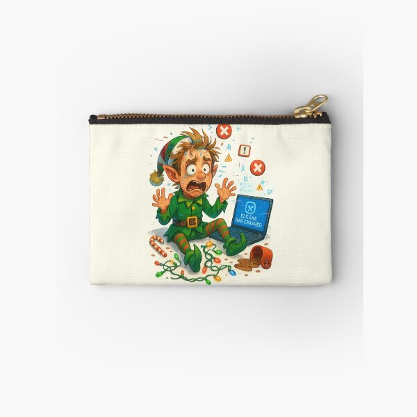 Item preview, Elf.exe Has Crashed – Funny Christmas Tech Fail designed and sold by Dreamiz.