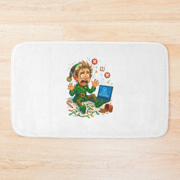 Item preview, Elf.exe Has Crashed – Funny Christmas Tech Fail designed and sold by Dreamiz.