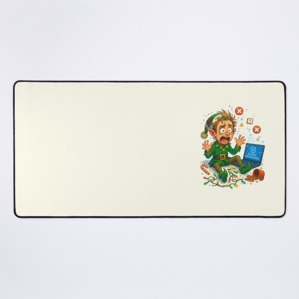 Item preview, Elf.exe Has Crashed – Funny Christmas Tech Fail designed and sold by Dreamiz.