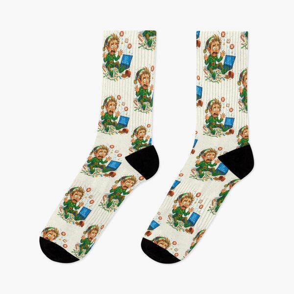 Item preview, Elf.exe Has Crashed – Funny Christmas Tech Fail designed and sold by Dreamiz.