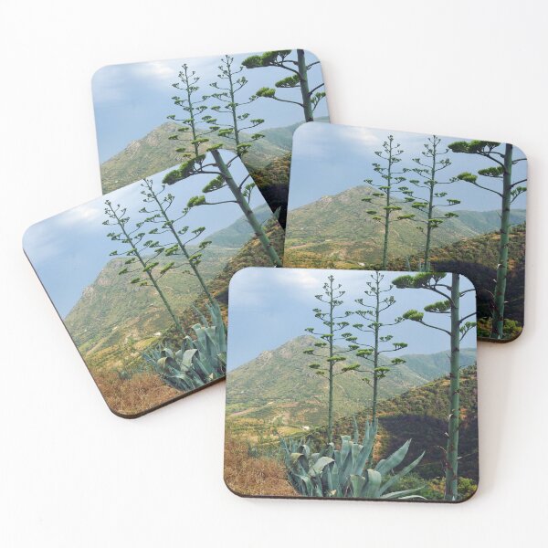 Item preview, Mediterranean Mountains - Serene Agave Landscape designed and sold by CarolinaReina.