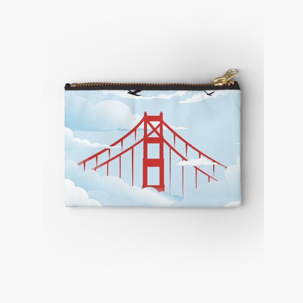 Item preview, Golden Gate Bridge Foggy San Francisco Skyline Art Prin designed and sold by DeeLulu.