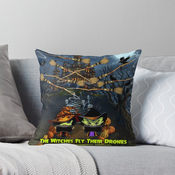 Item preview, The Witches Fly Drones On Halloween Night designed and sold by 3-Beans-Art.